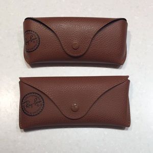 Ray-Bay cases for sunglasses.